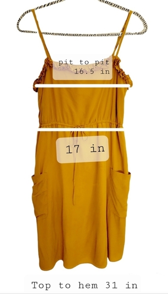 Marc by marc jacobs yellow Mustard Silk ruffle mini dress Size 8 - Picture 14 of 14